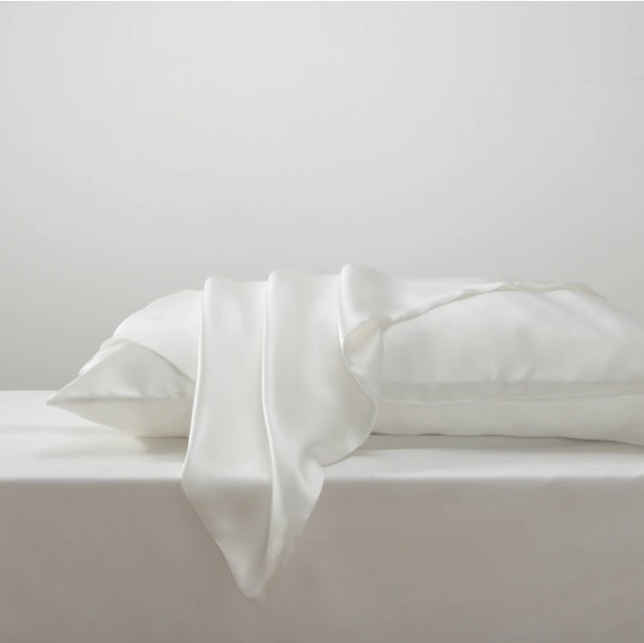 Ivory Silk Pillowcase